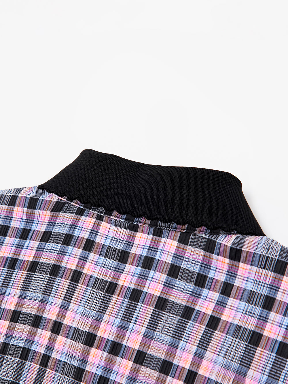 UTAA BlancチェックSheerPKスリーブレス : Women's