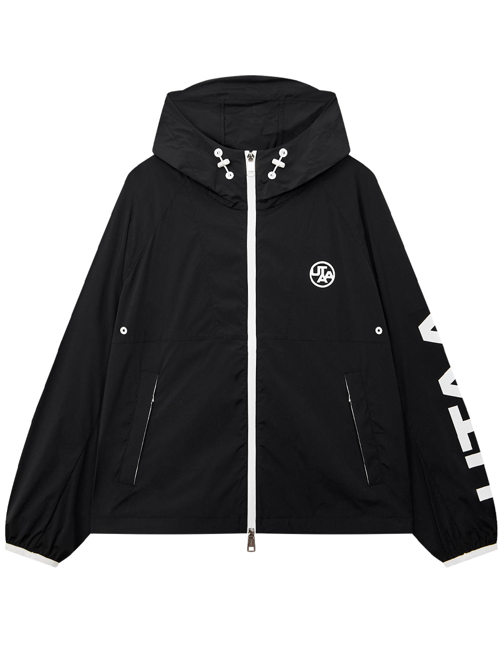 UTAA スローガンモノラインウィンドブレーカージャンパー : Women's