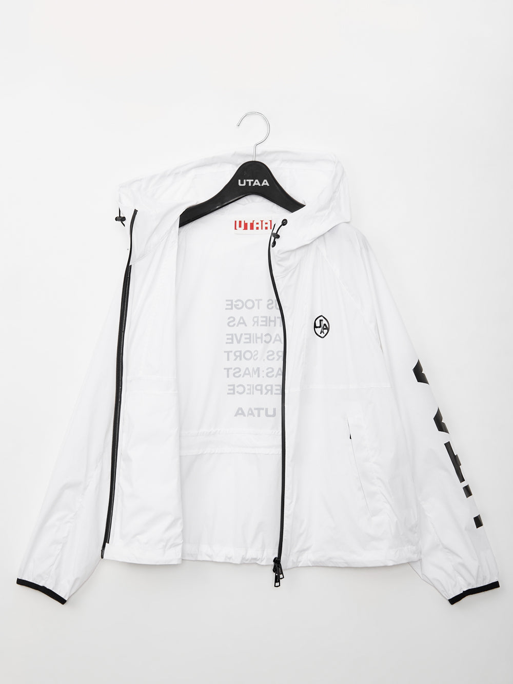 UTAA スローガンモノラインウィンドブレーカージャンパー : Women's