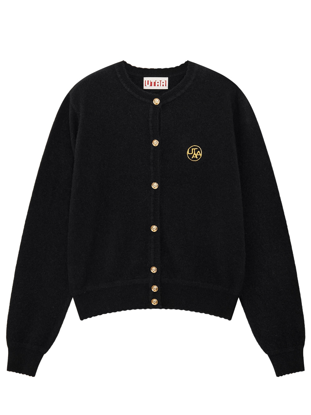 UTAA ドゥカットパンチングウェーブCashmereカーディガン : Women's