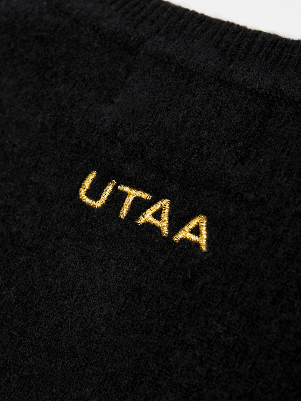 UTAA ドゥカットパンチングウェーブCashmereカーディガン ブラック : Women's