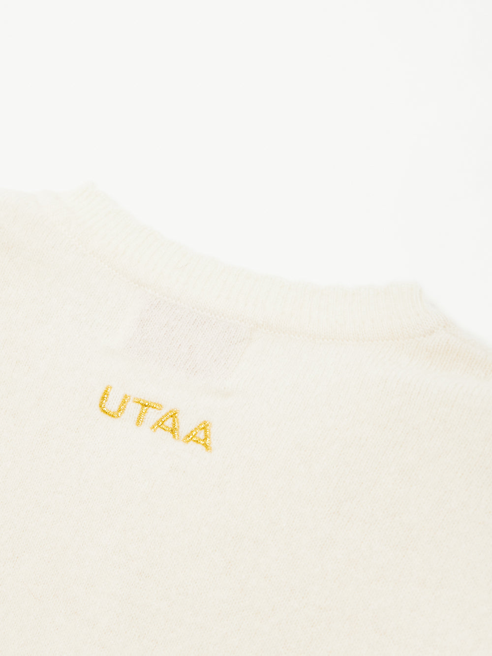 UTAA ドゥカットパンチングウェーブCashmereカーディガン ホワイト : Women's