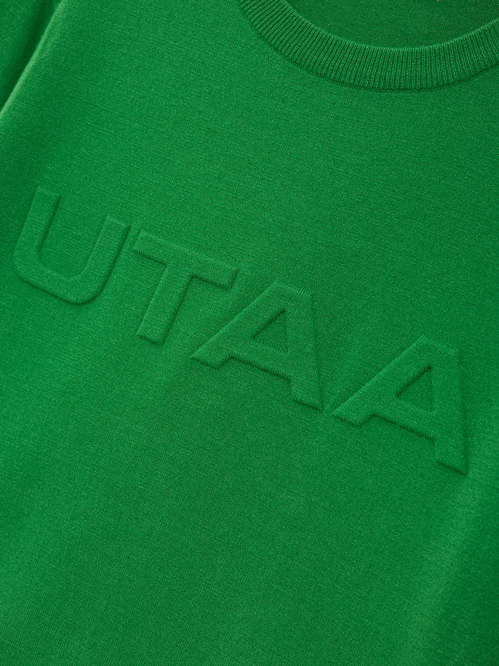 ロゴエンボス ネオンカラー ニットプルオーバー