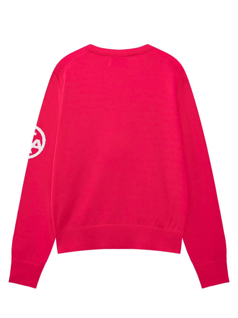 ロゴエンボス ネオンカラー ニットプルオーバー