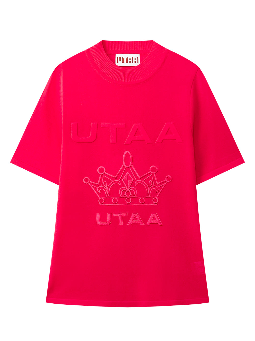 UTAA ロゴクラウンSheerタートルネックニット : Women's