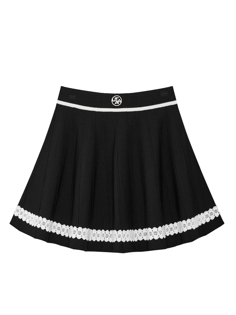 UTAA Peonyフローラルレースニットフレアスカート : Women's