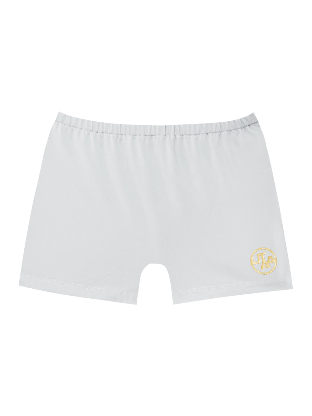 UTAA ギルトスローガンWashedデニムプリーツスカート : Women's