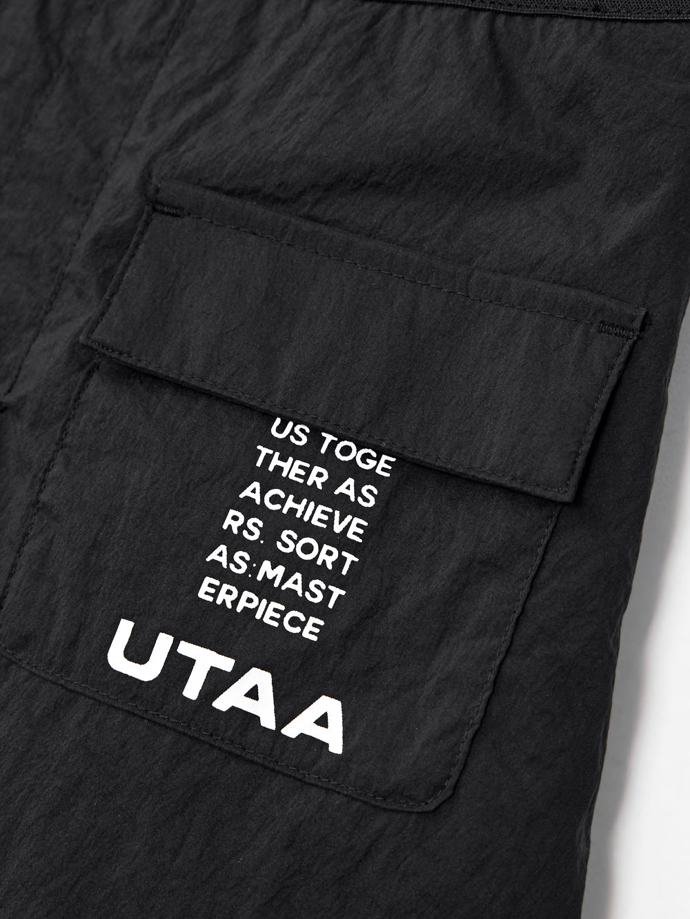 レタリングアウトポケットプリーツスカート