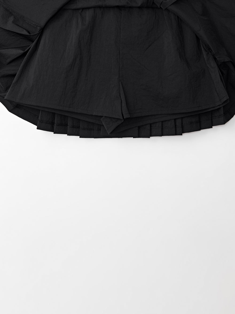 レタリングアウトポケットプリーツスカート