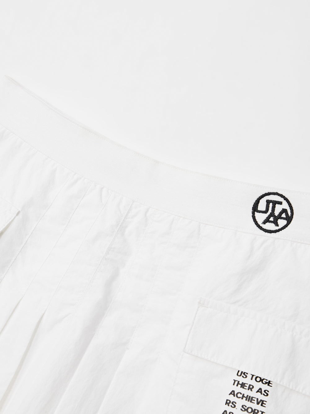 UTAA LetteringOutPocketプリーツスカート : Women's