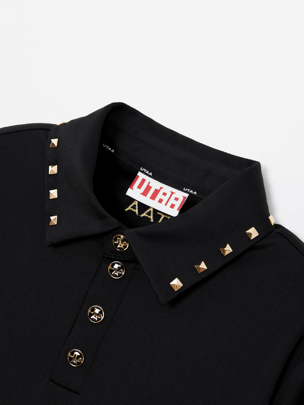 UTAA ゴールデンスタッドフラッシュPKスリーブ ブラック : Women's