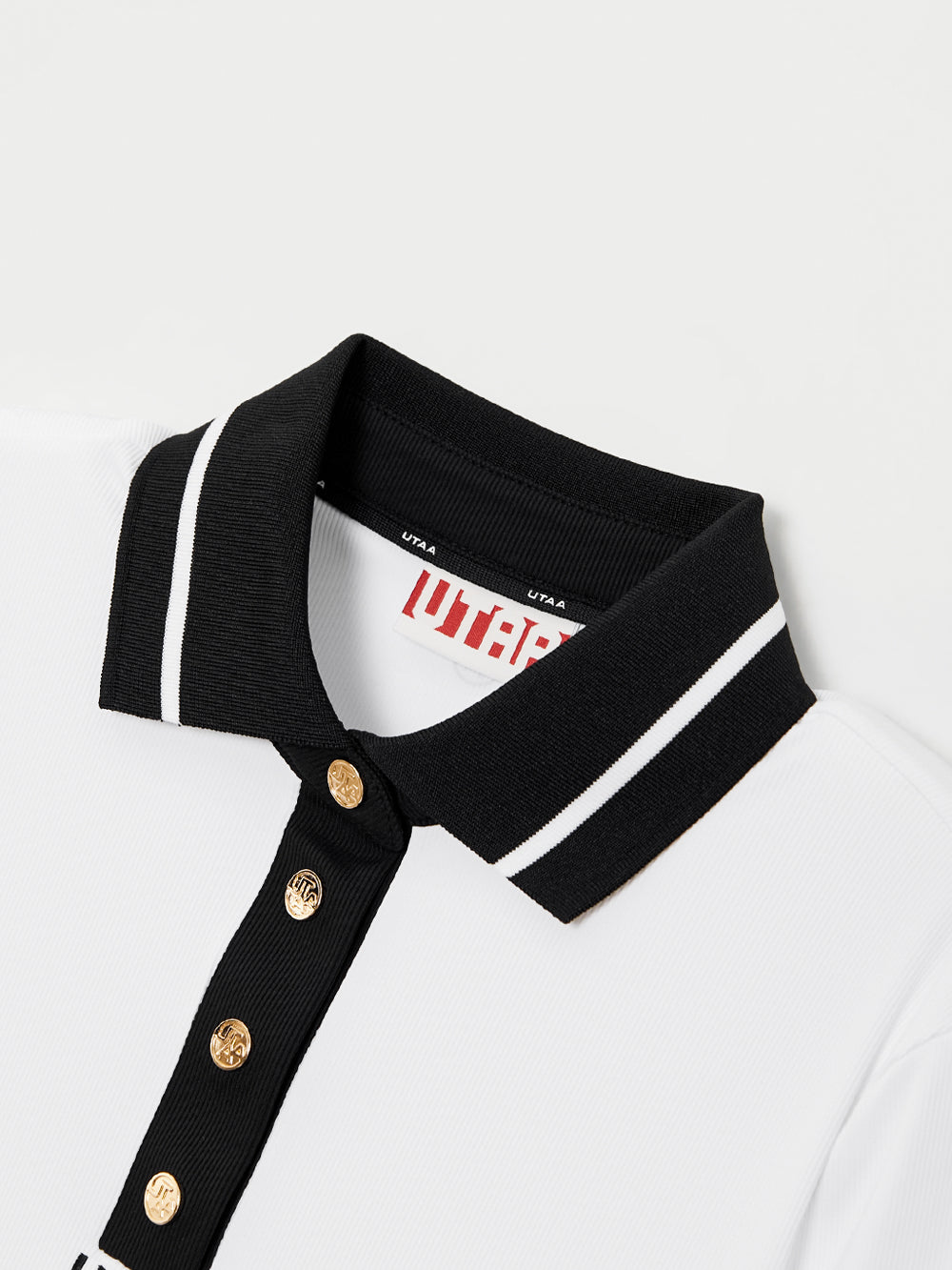 UTAA LivreモノラインPKスリーブ ホワイト : Women's