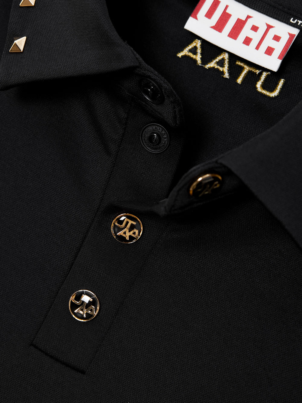 UTAA ゴールデンスタッドフラッシュPKスリーブ ブラック : Men's