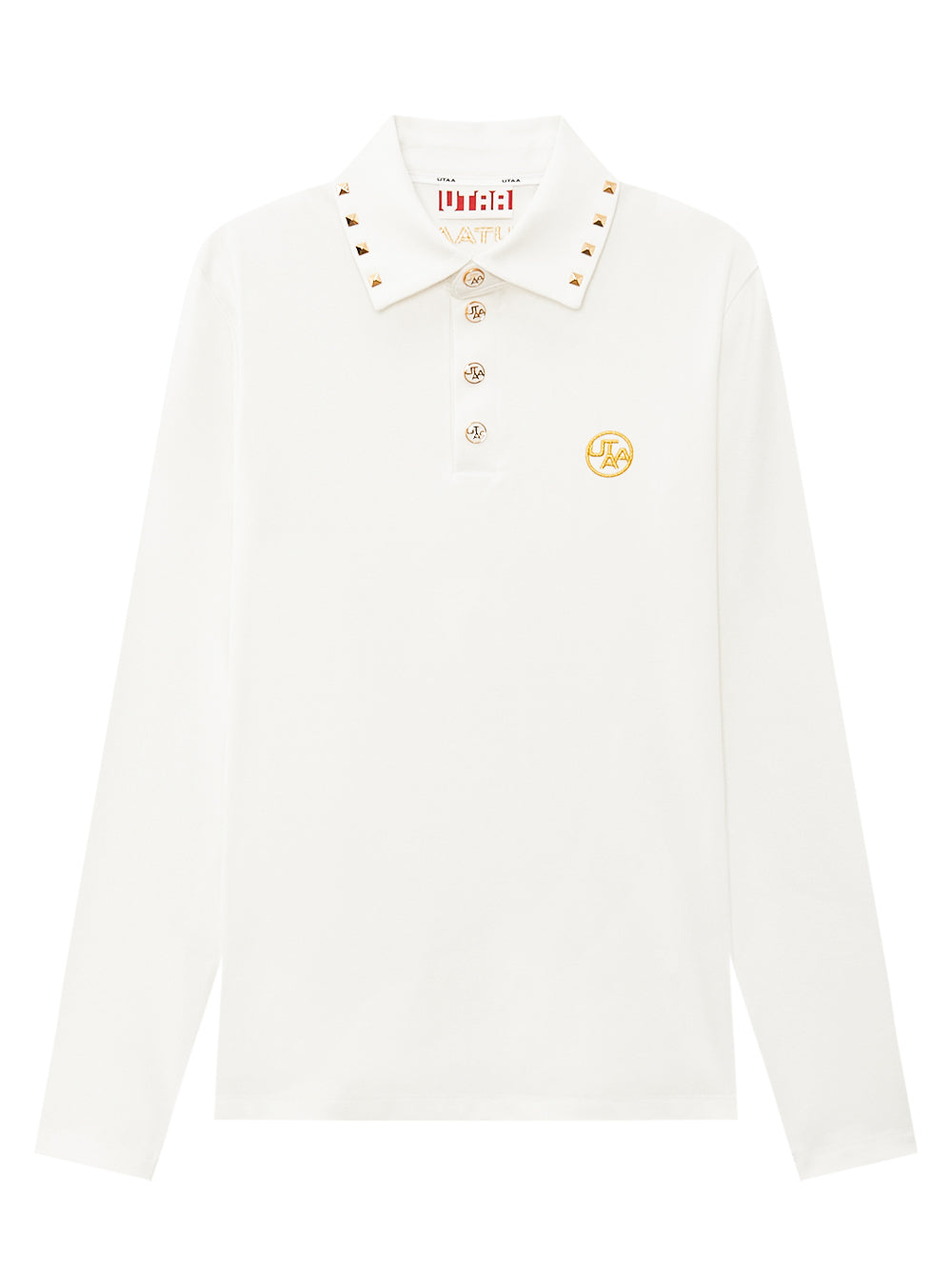 UTAA ゴールデンスタッドフラッシュPKスリーブ ホワイト : Men's