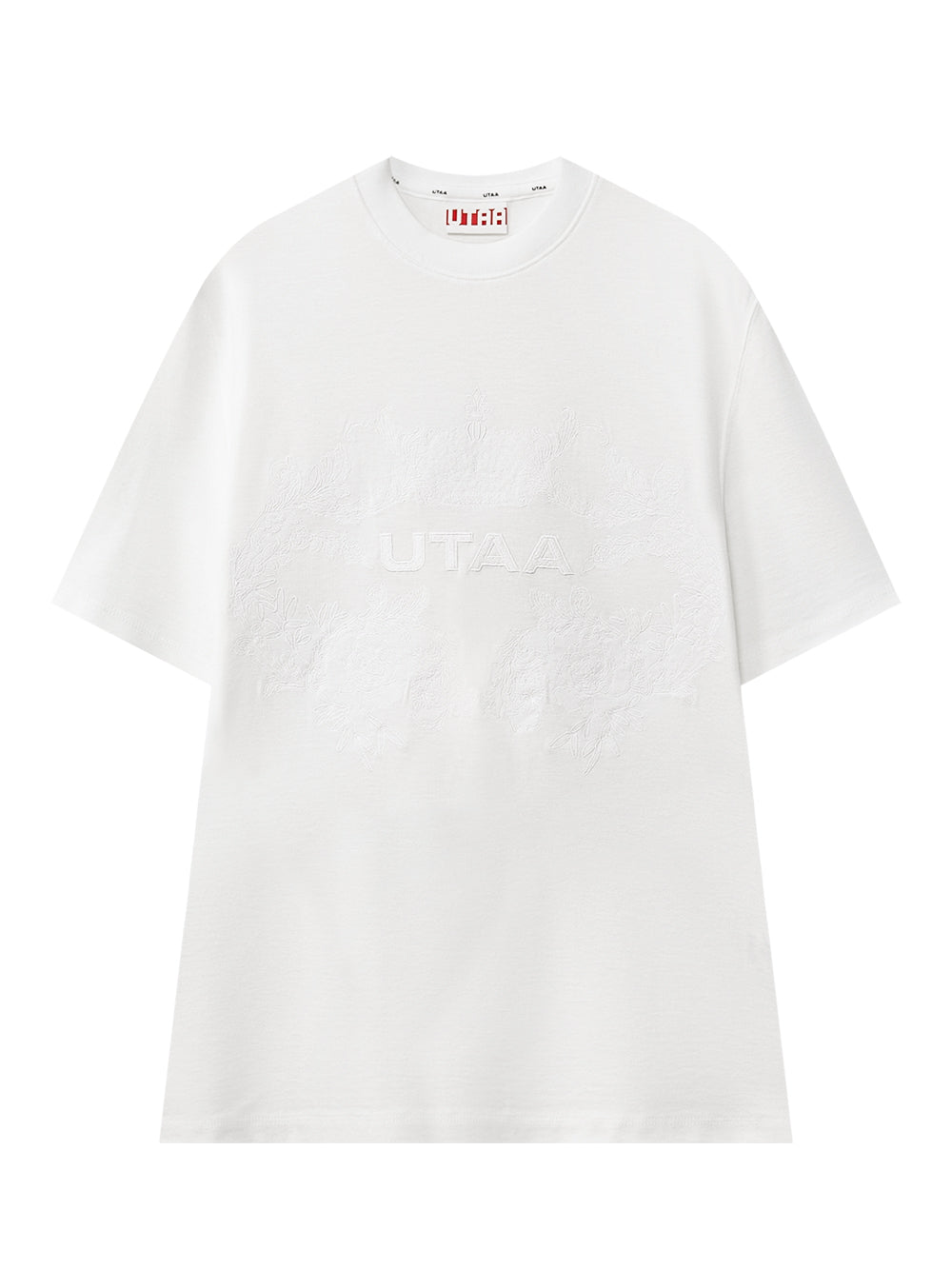 UTAA アウトラインLandscapeベーシックTシャツ ホワイト : Women's