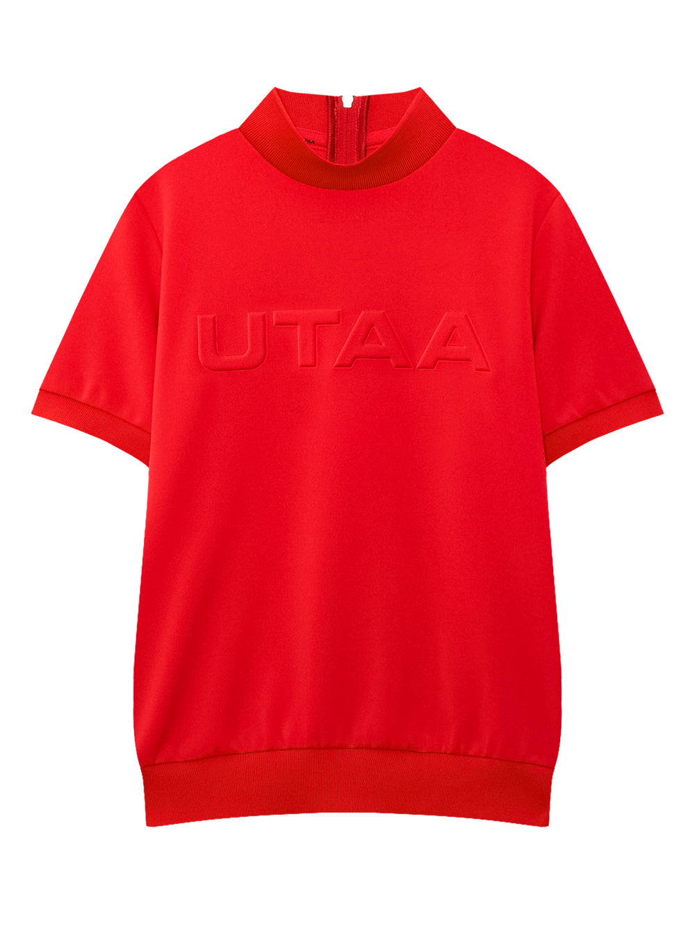 UTAA ロゴEmbossingNeopreneタートルネックティー レッド : Women's