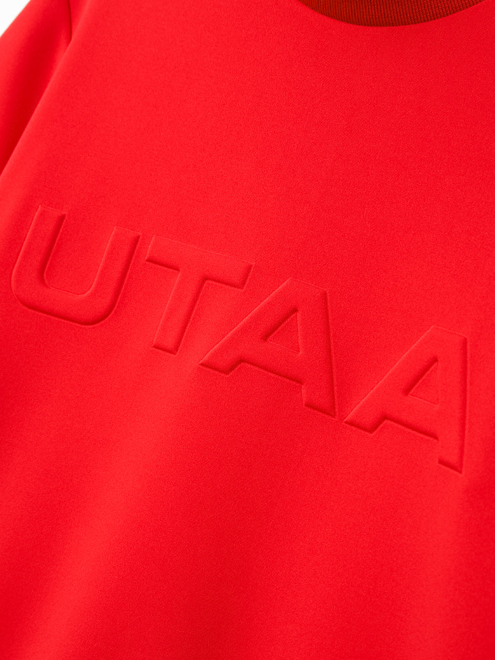 UTAA ロゴEmbossingNeopreneタートルネックティー レッド : Women's