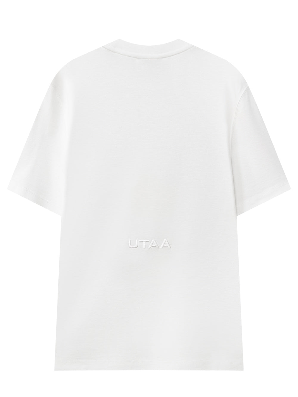 UTAA アウトラインLandscapeベーシックTシャツ ホワイト : Men's