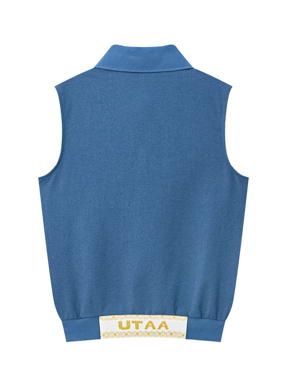 ギルトスローガンウォッシュドデニムPKスリーブレス