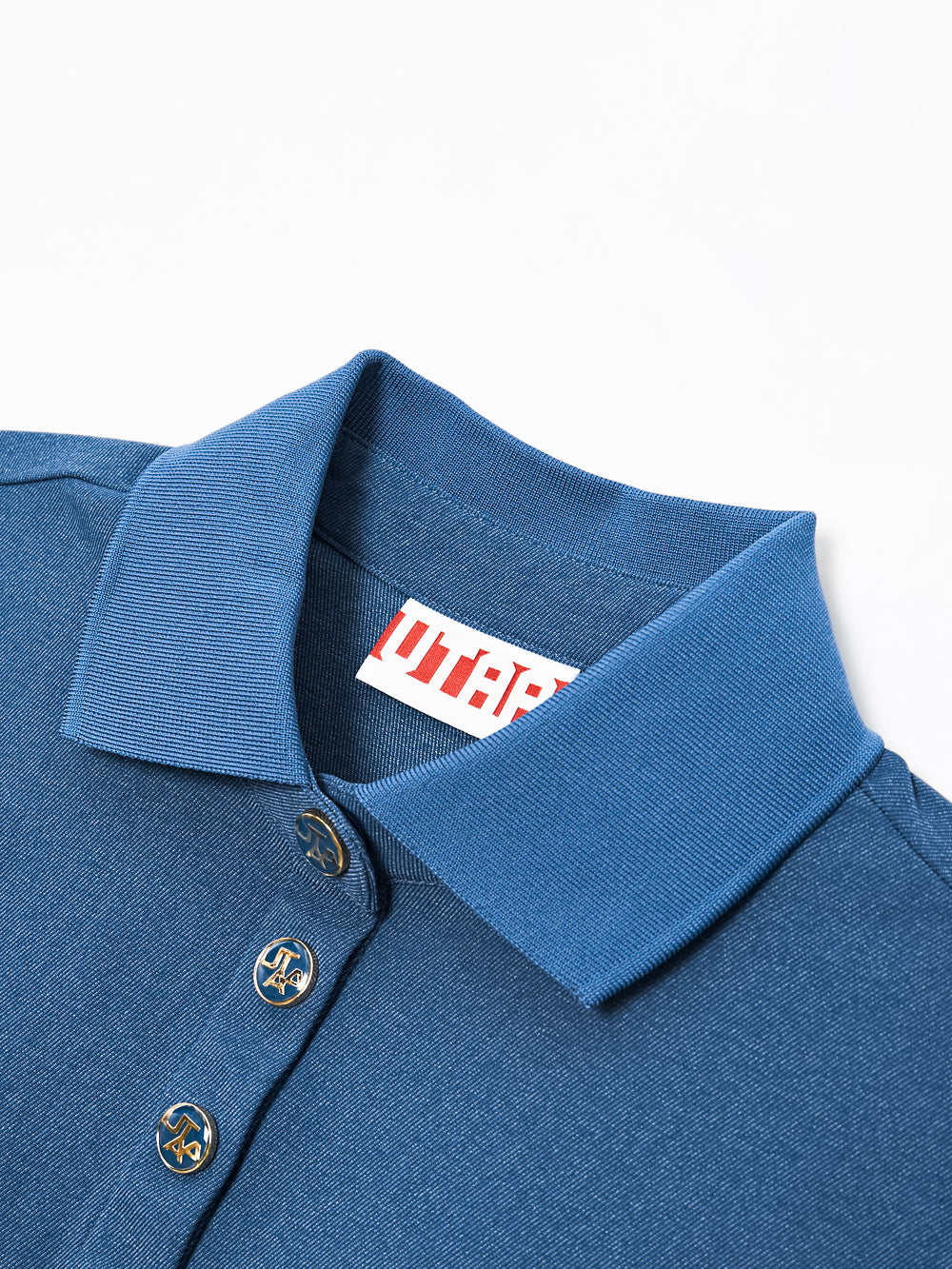 ギルトスローガンウォッシュドデニムPKスリーブレス