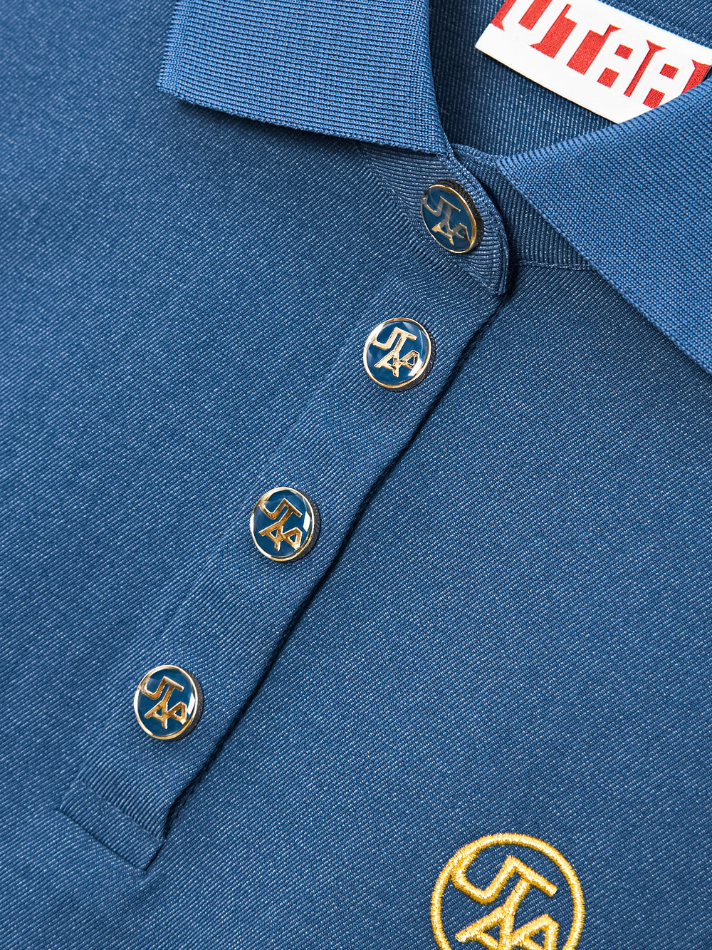 ギルトスローガンウォッシュドデニムPKスリーブレス