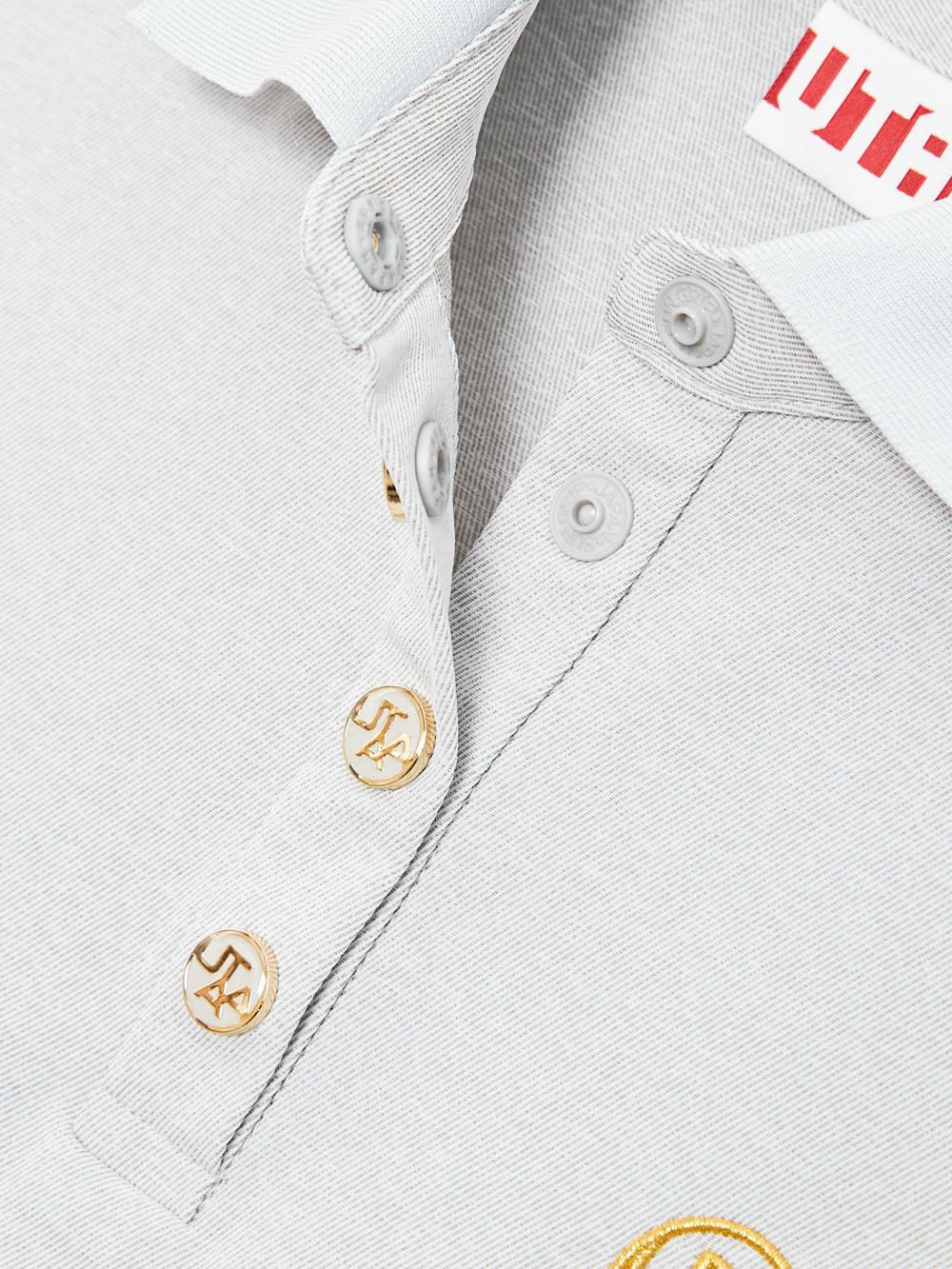 ギルトスローガンウォッシュドデニムPKスリーブレス