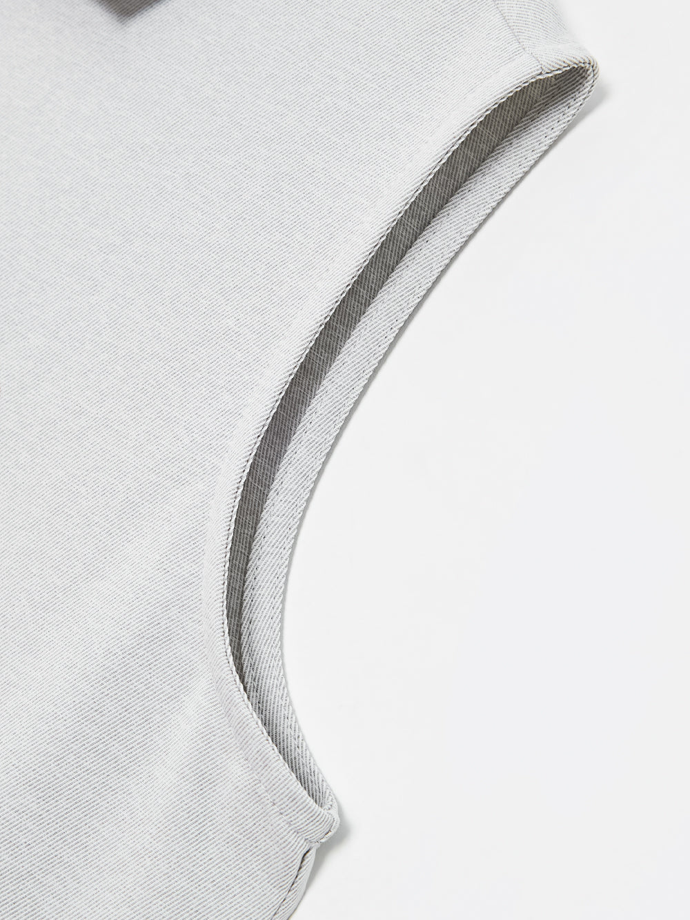 ギルトスローガンウォッシュドデニムPKスリーブレス