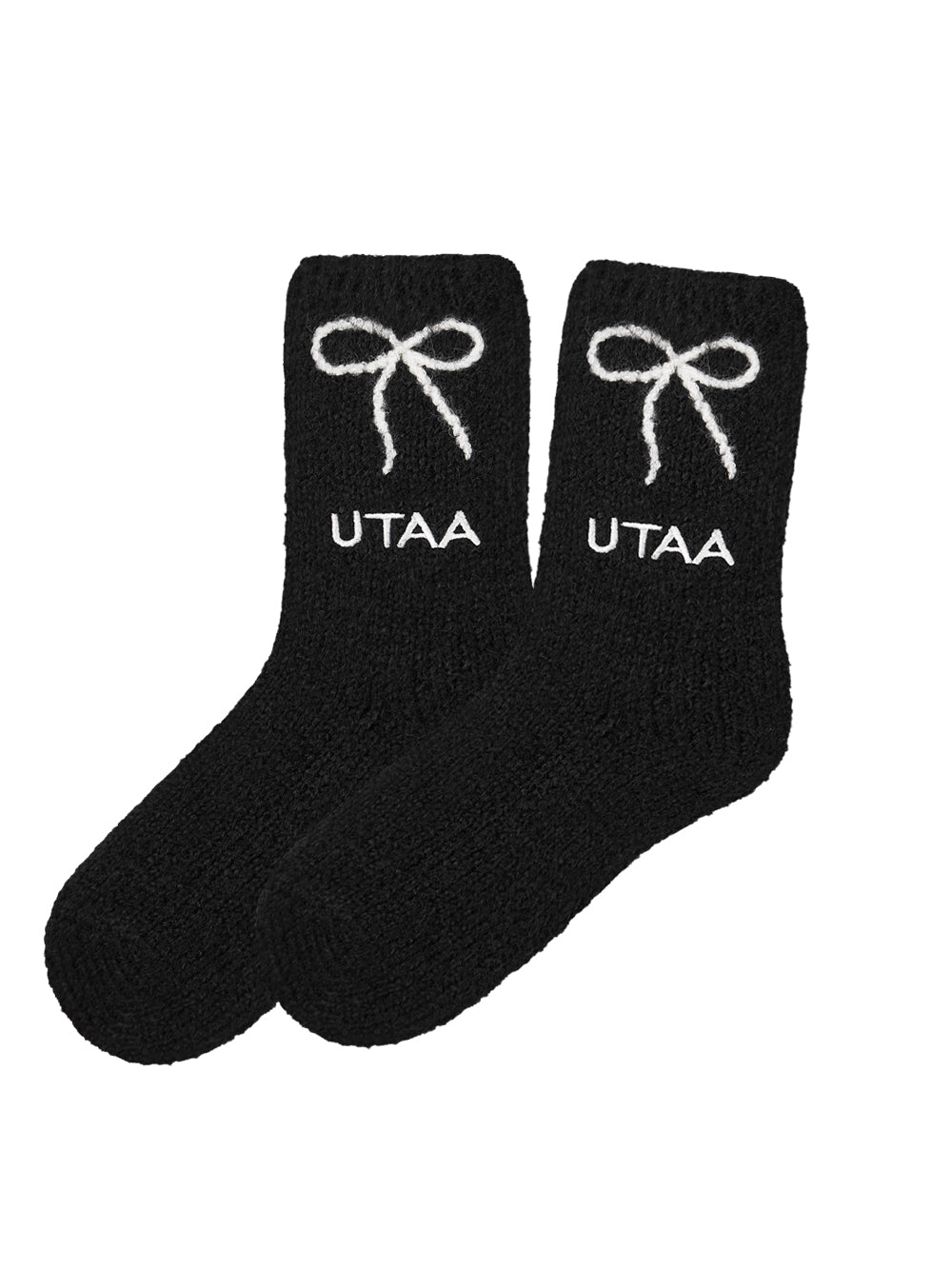 UTAA Dearリボンニットソックス : Women's