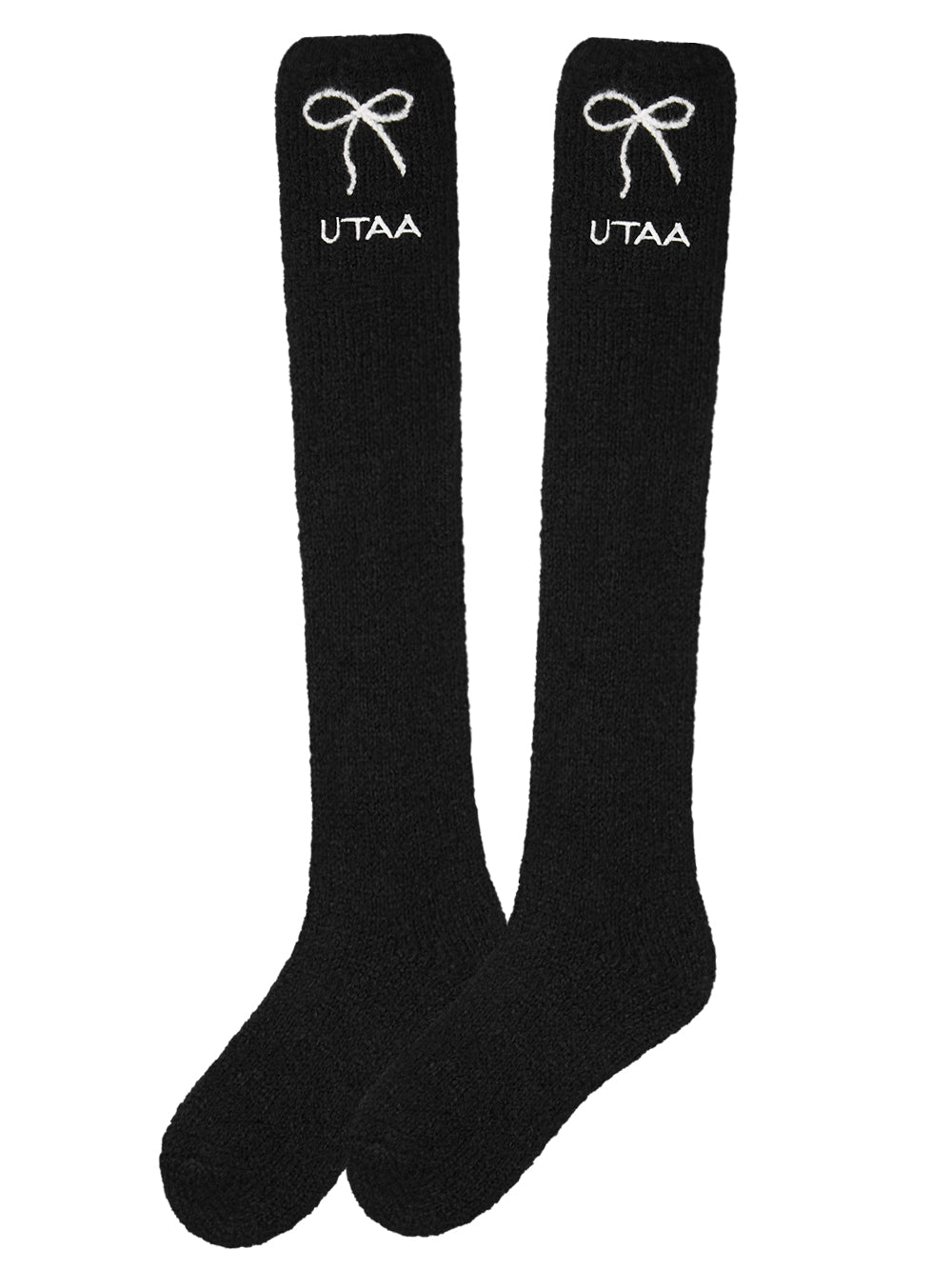 UTAA DearリボンニットKneeソックス : Women's