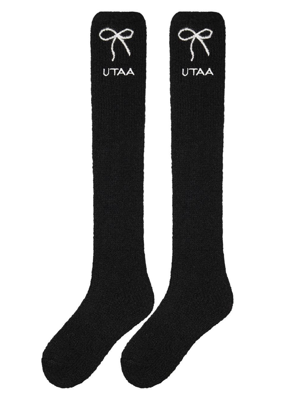 UTAA DearリボンニットKneeソックス : Women's