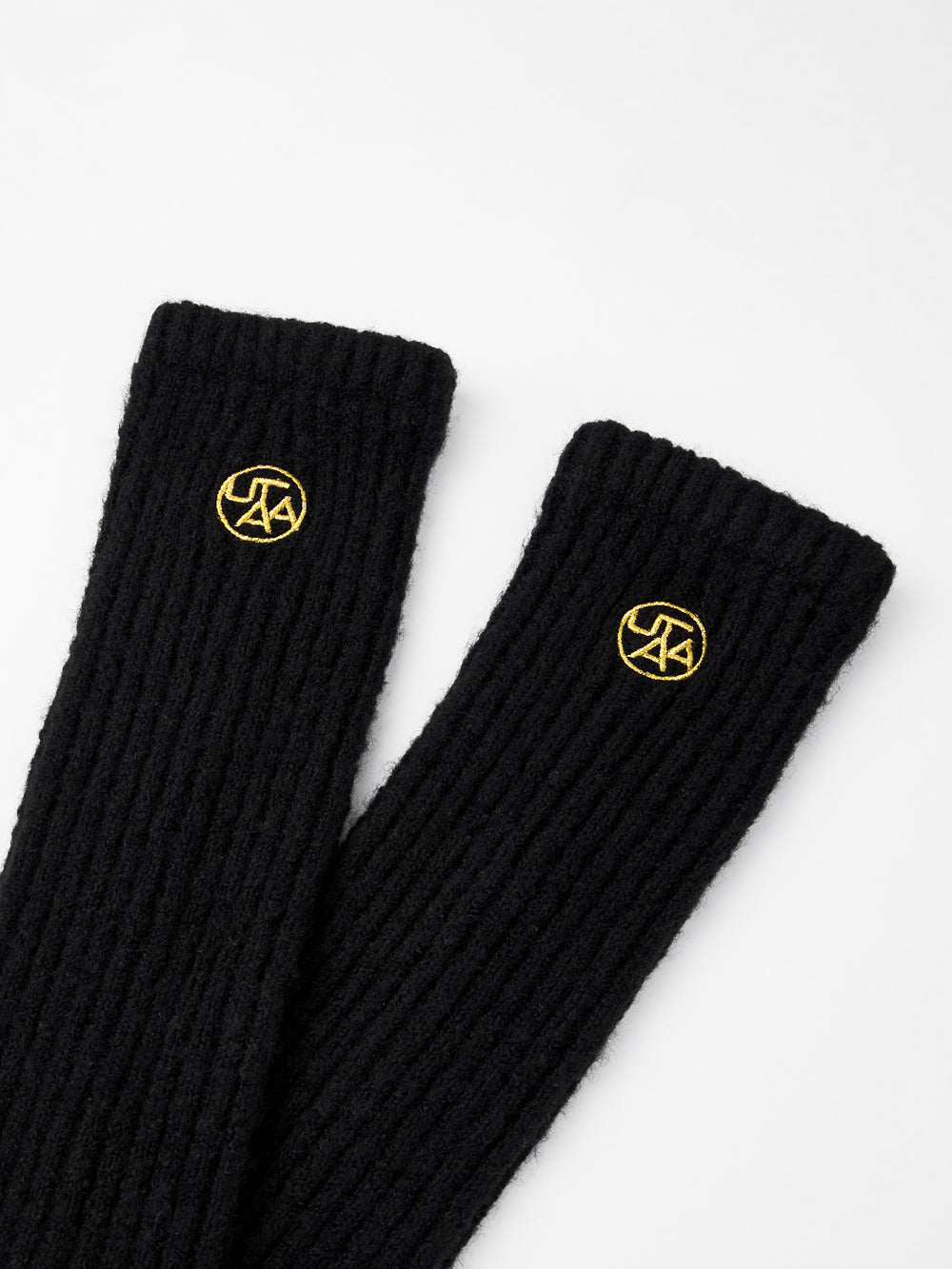 UTAA ギルトシンボルベーシックニットLegWarmers ブラック : Women's