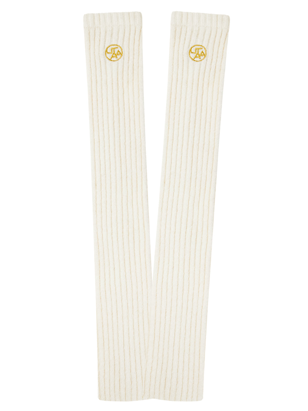 UTAA ギルトシンボルベーシックニットLegWarmers ホワイト : Women's
