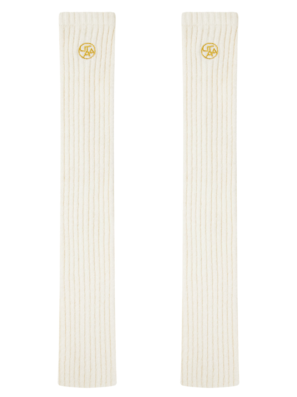 UTAA ギルトシンボルベーシックニットLegWarmers ホワイト : Women's