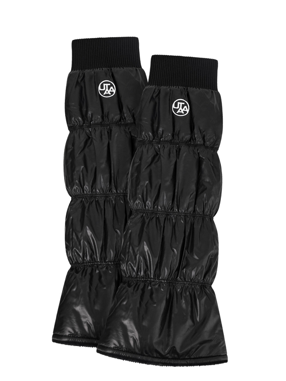 プチ シンボル シャーリング パディング レッグウォーマー