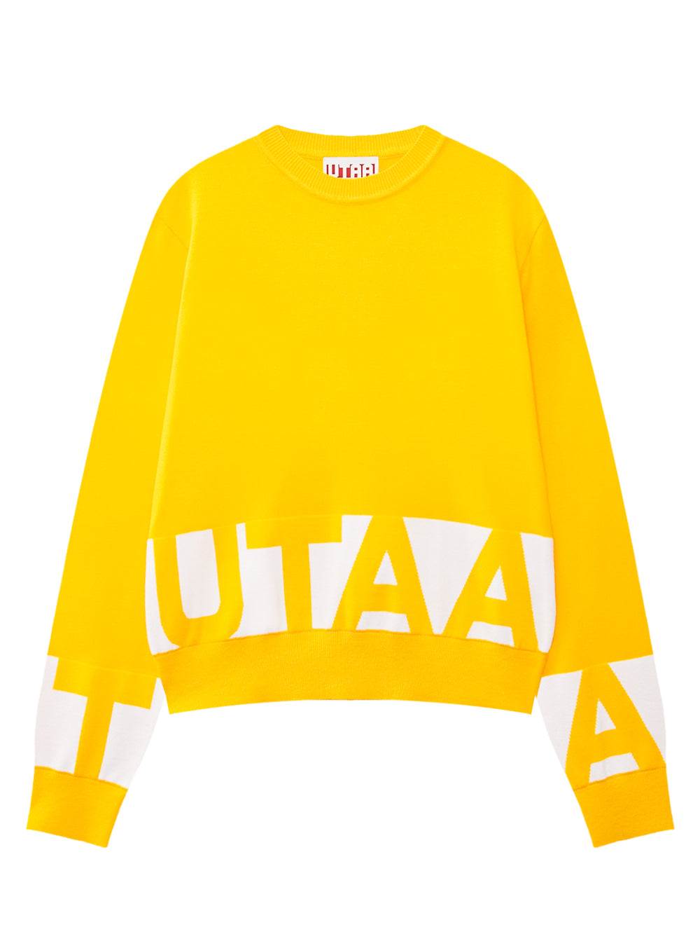 UTAA Signalブロックロゴニットプルオーバー イエロー : Women's