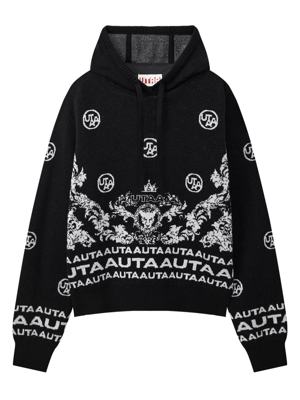 ダスク・ブラン・バロックニットフード