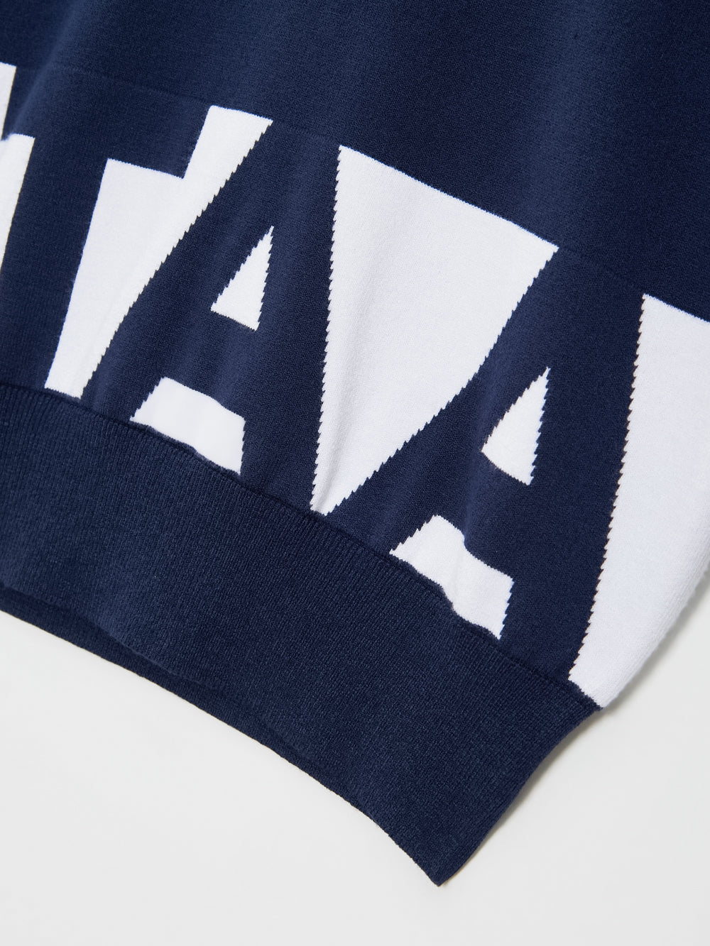 UTAA Signalブロックロゴニットプルオーバー ネイビー : Men's