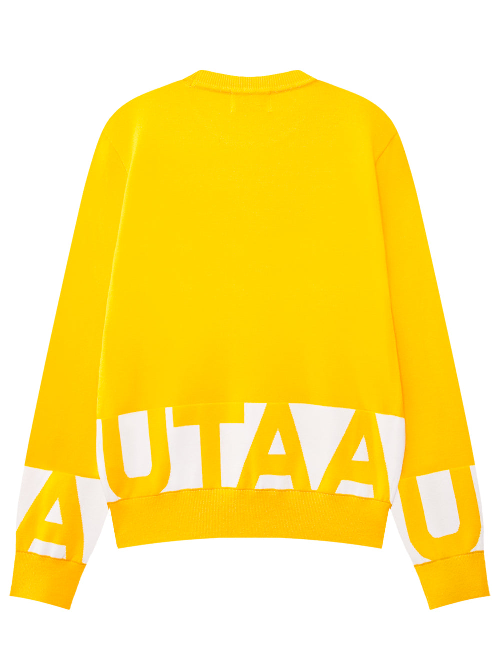 UTAA Signalブロックロゴニットプルオーバー イエロー : Men's