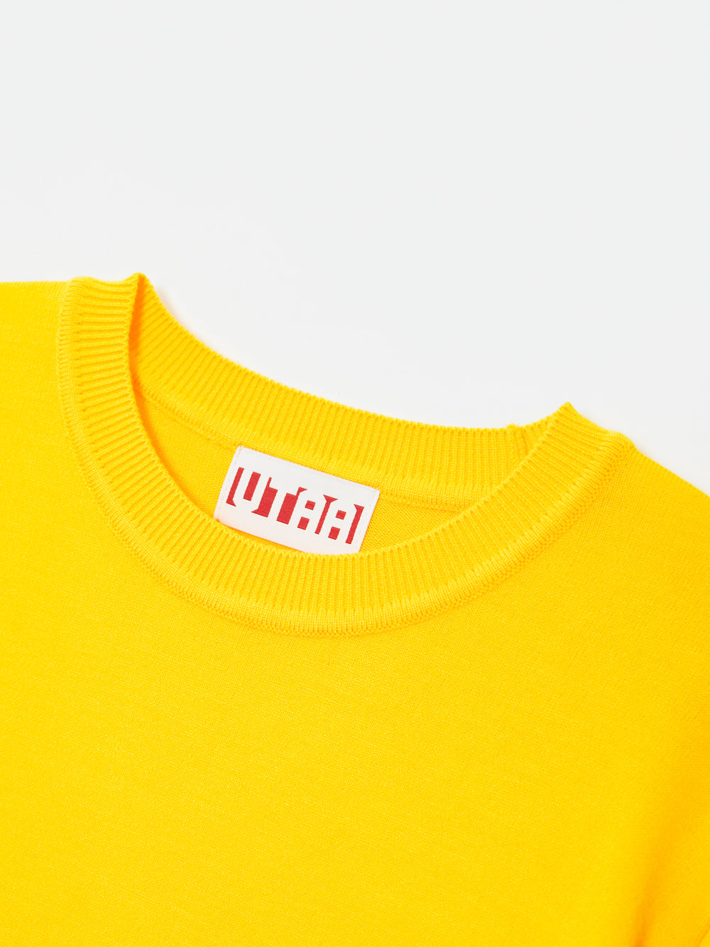 UTAA Signalブロックロゴニットプルオーバー イエロー : Men's