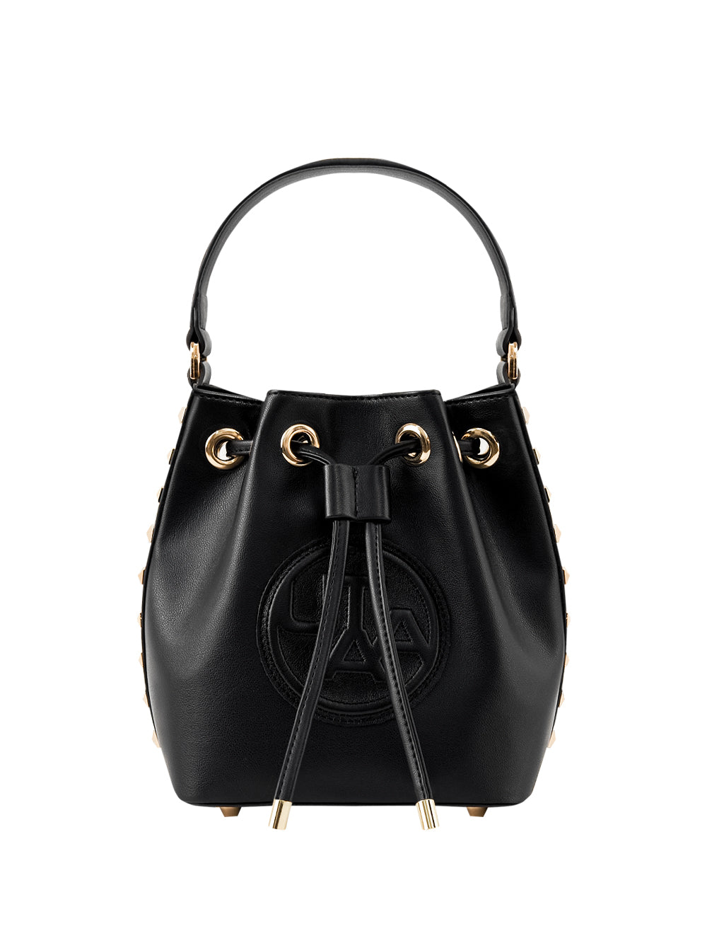 UTAA ゴールデンスタッドビッグエンブレムバケットバッグ : Women's