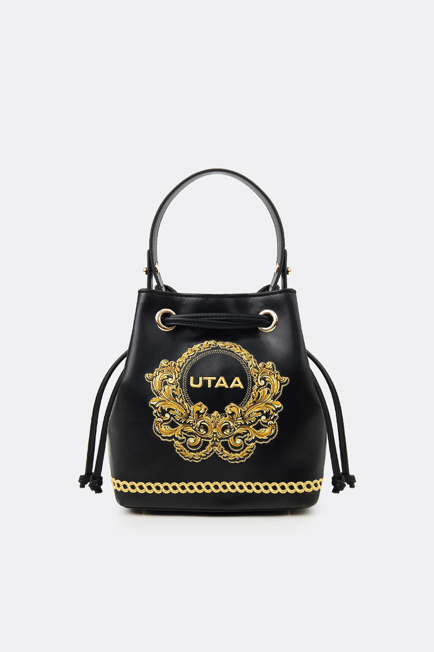 UTAA クレストゴールデンエンブレムバケットバッグ : Women's