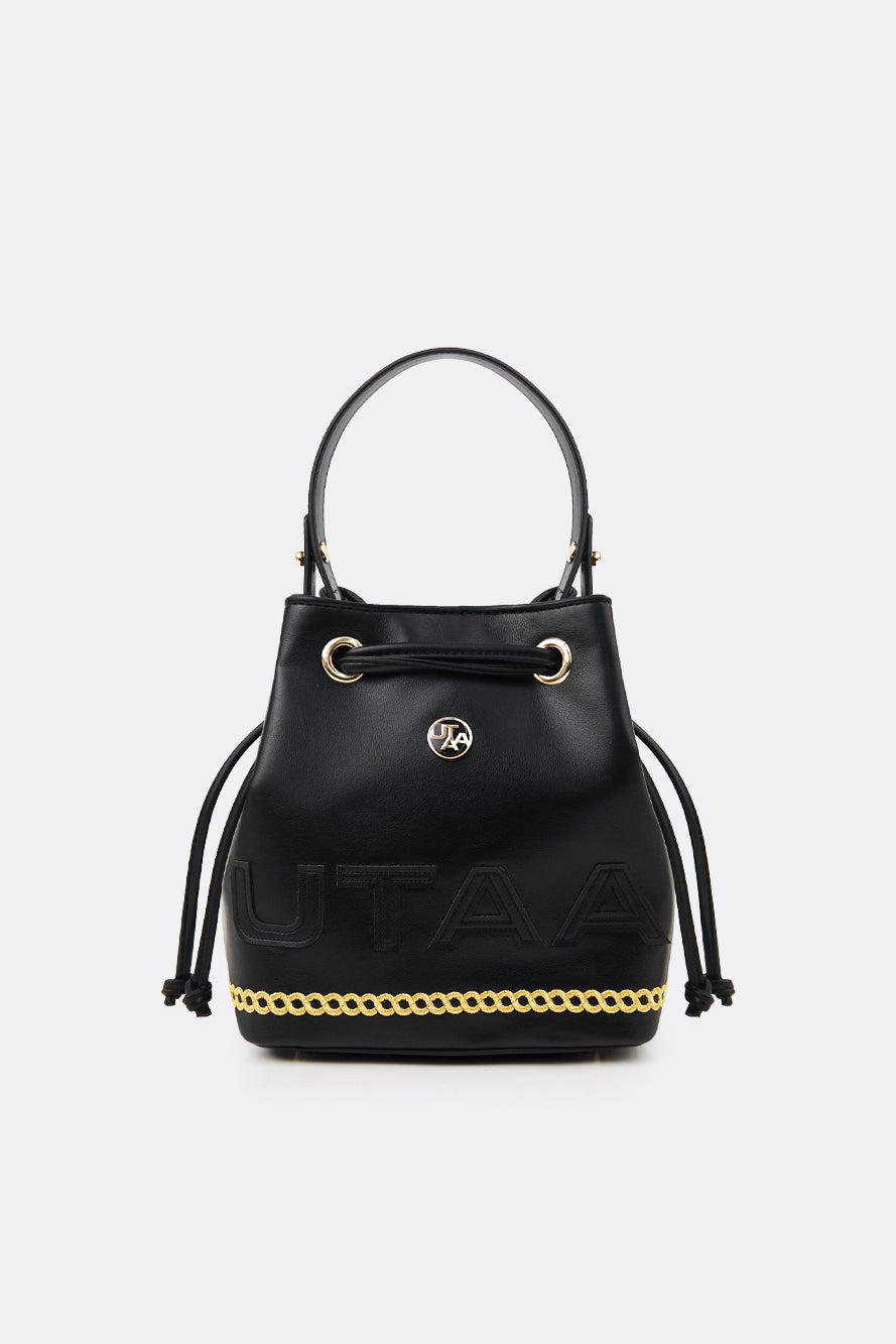 UTAA クレストゴールデンエンブレムバケットバッグ : Women's