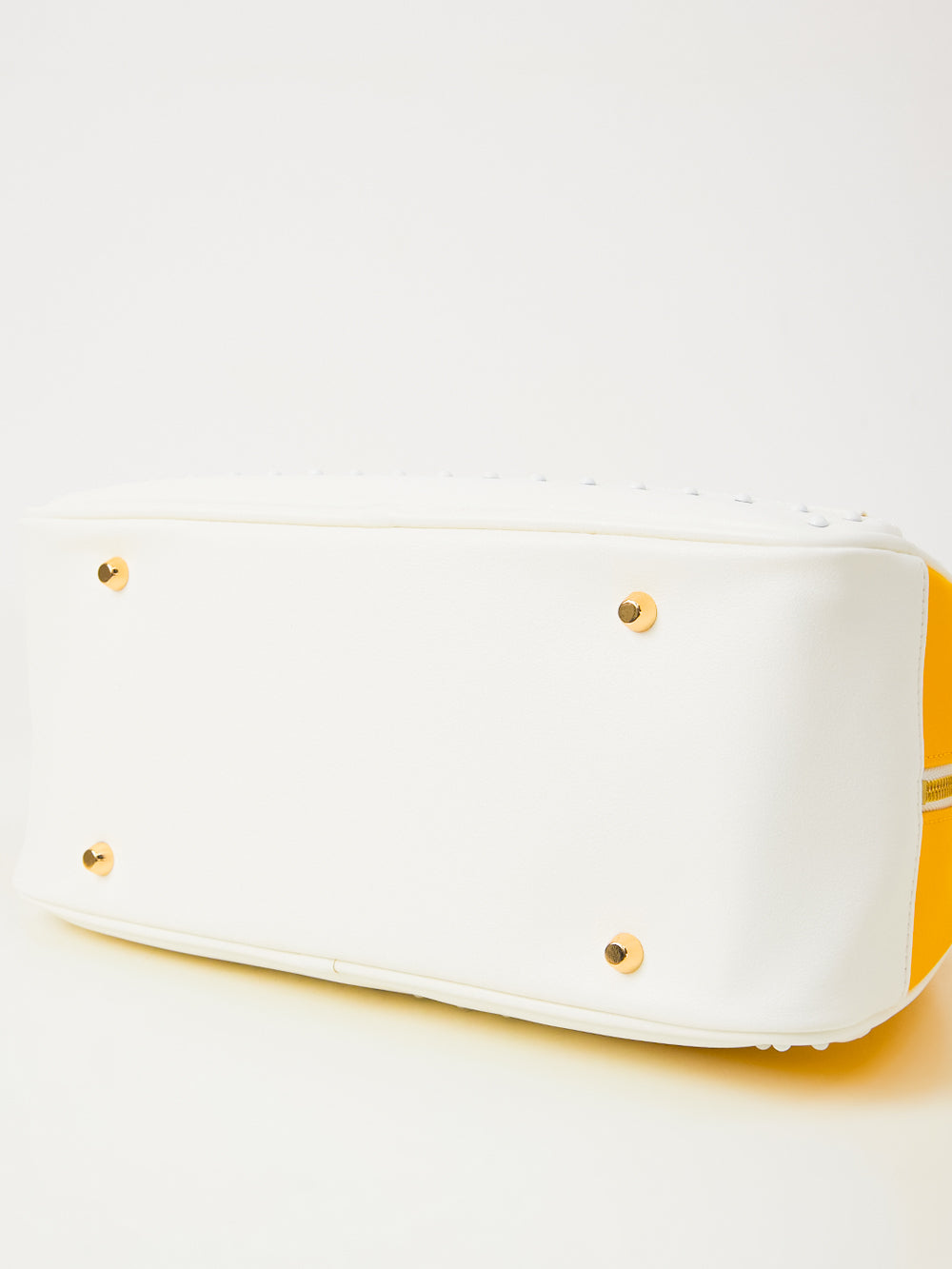 UTAA エンブレムCubicカラースタッドトートバッグ イエロー : Women's