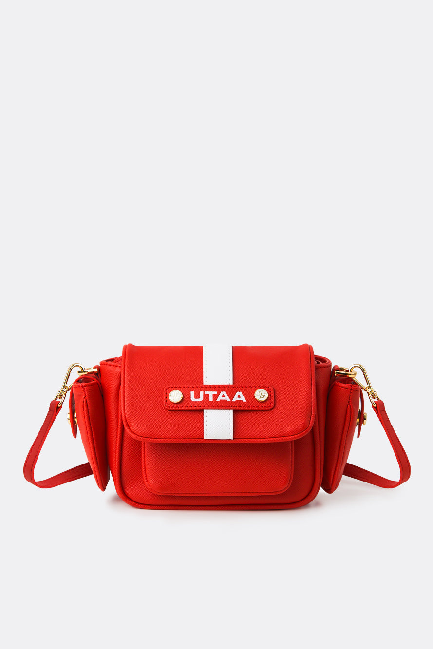 UTAA RushOutPocketツーウェイベルトバッグ レッド : Women's