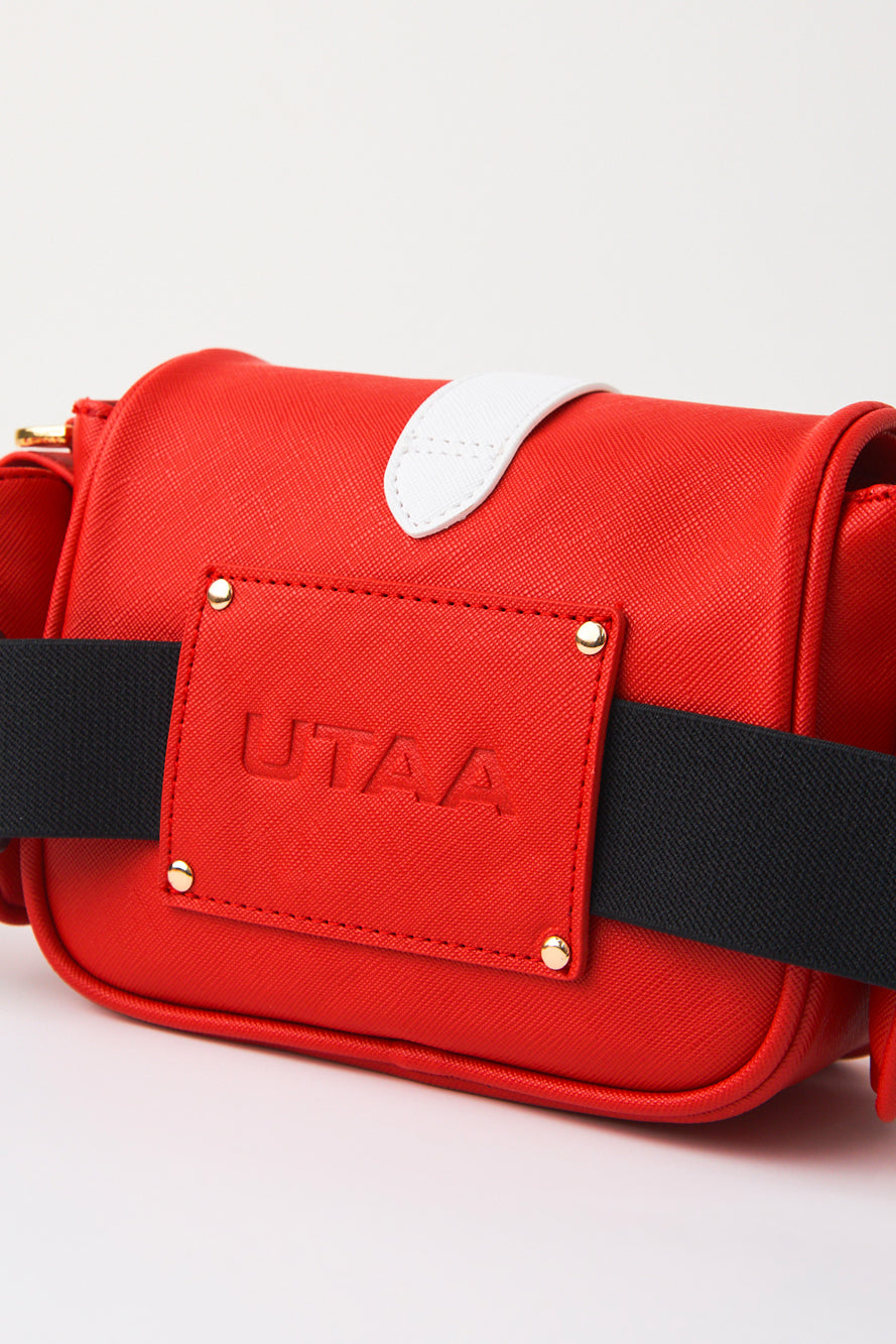 UTAA RushOutPocketツーウェイベルトバッグ レッド : Women's