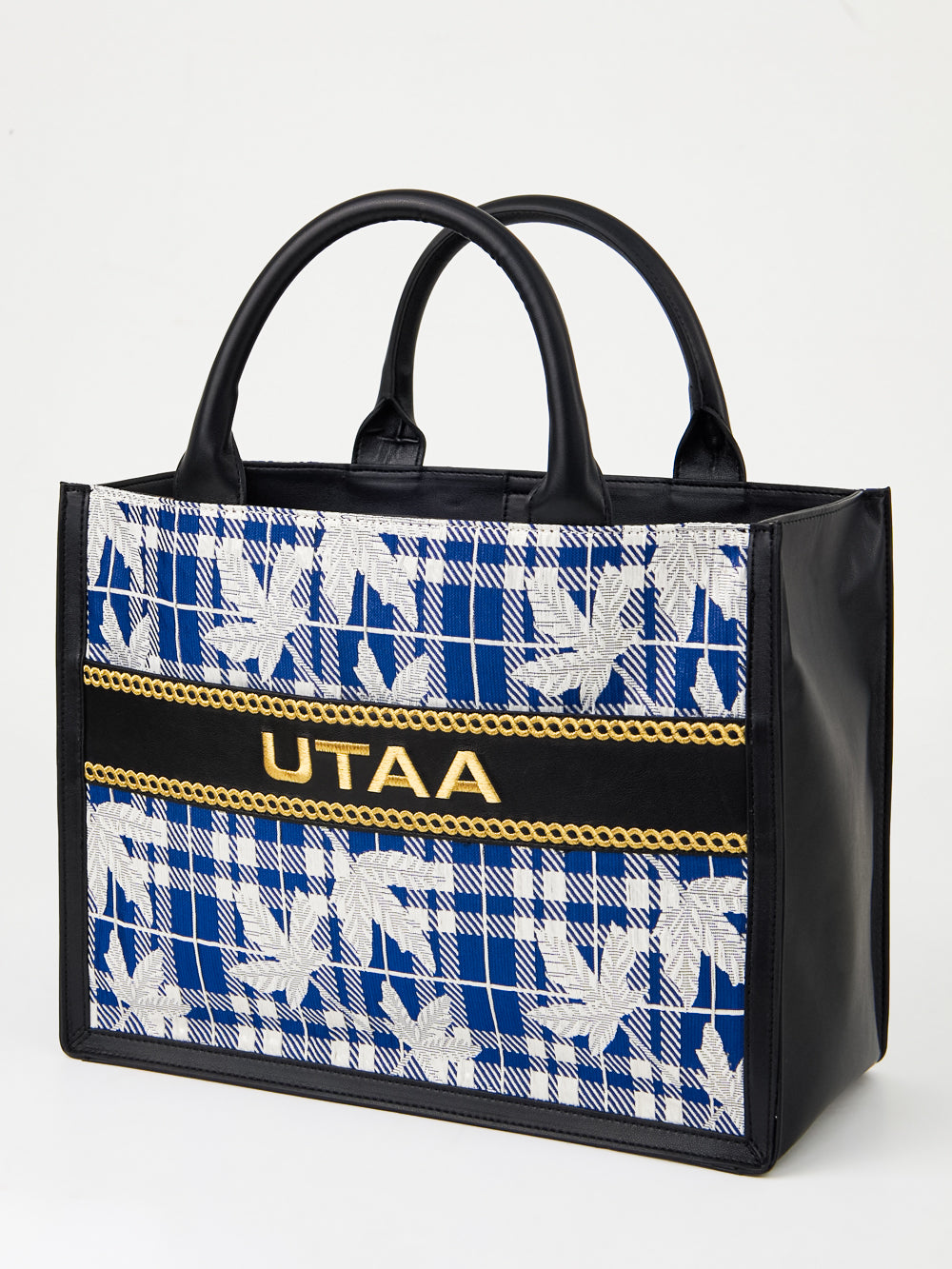 UTAA アトランティックリーフミックスチェックトートバッグ : Women's