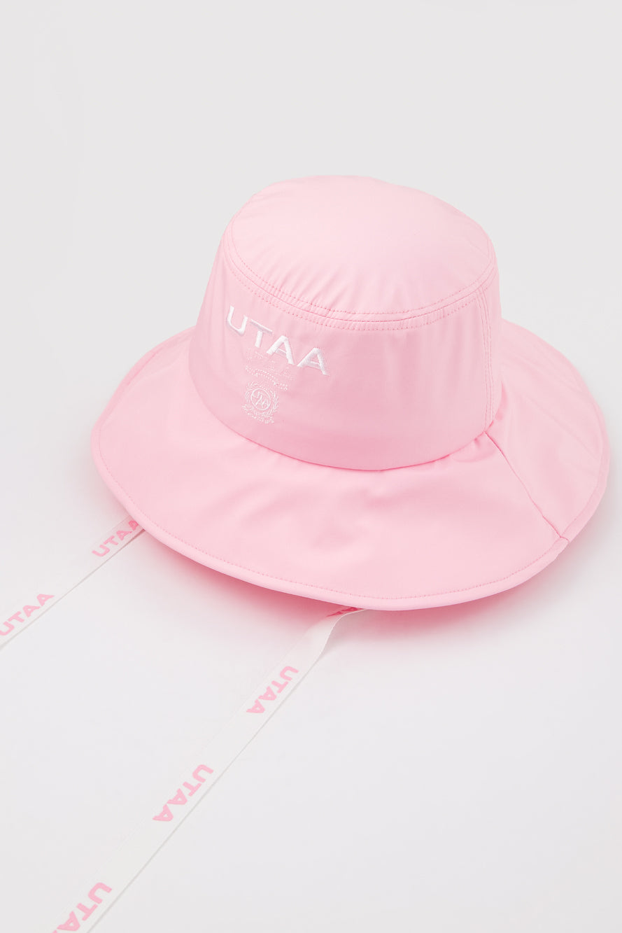 UTAA ローレルシンボルエンブレムバケットハット ライトピンク