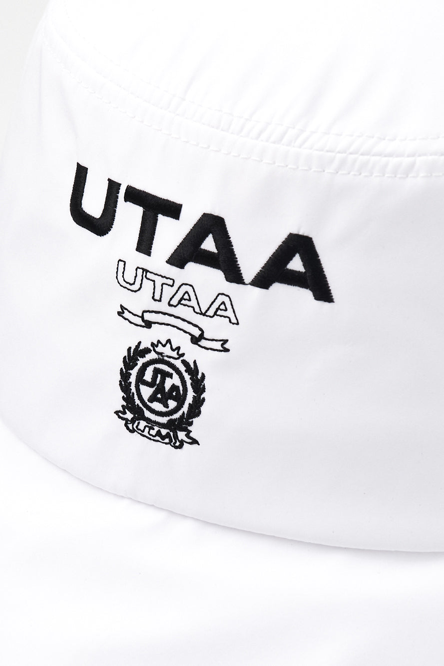 UTAA ローレルシンボルエンブレムバケットハット ホワイト