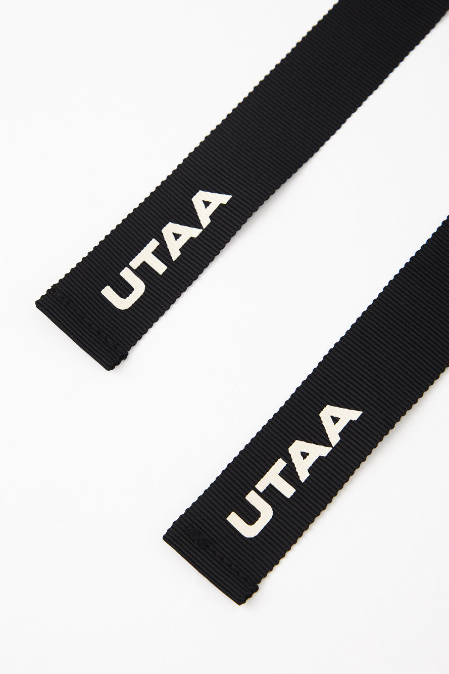 UTAA ブルームフローラルレースリボンサンバイザー ベージュ:レディース