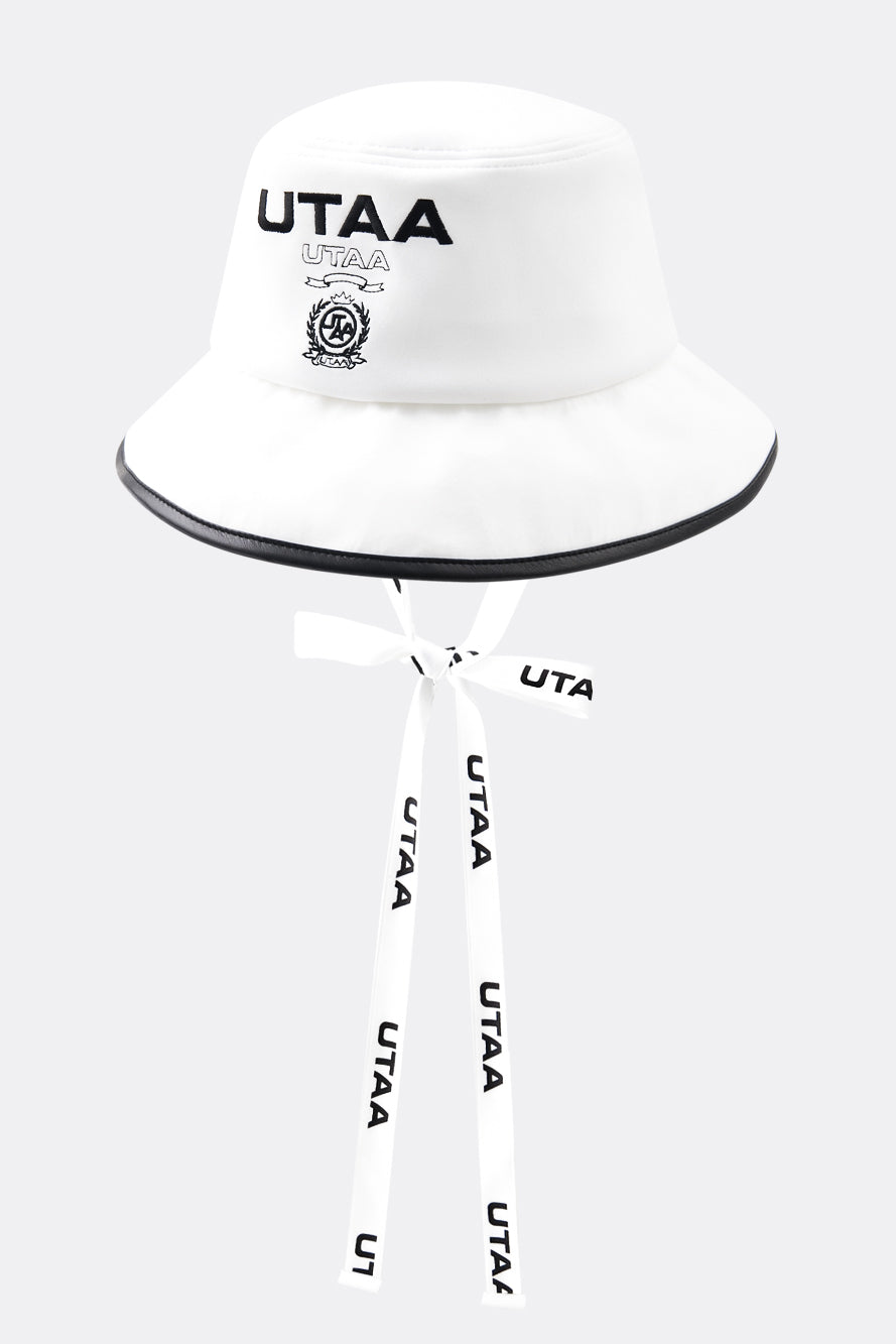 UTAA Laurelシンボルエンブレムバケットハット ホワイト : Women's